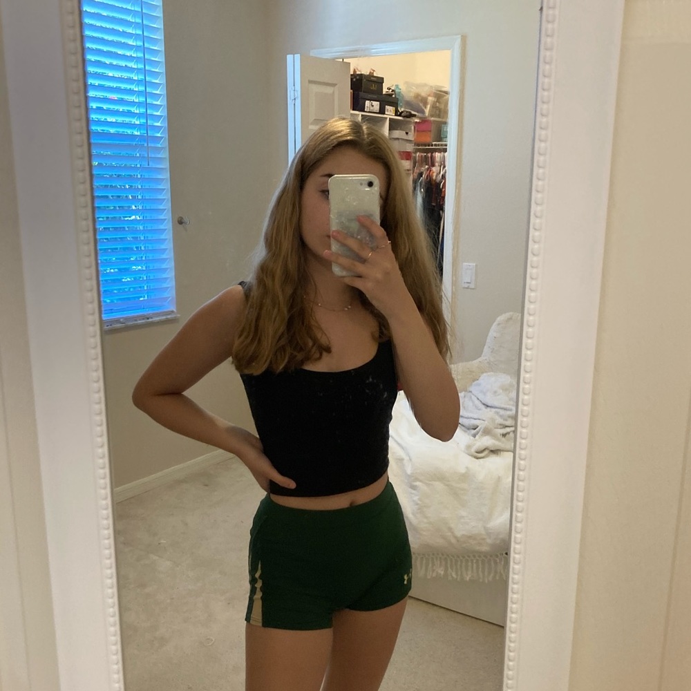 Green & Gold USF Under Armour Spandex
